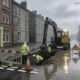 Glasgow water main break Shettleston Road
