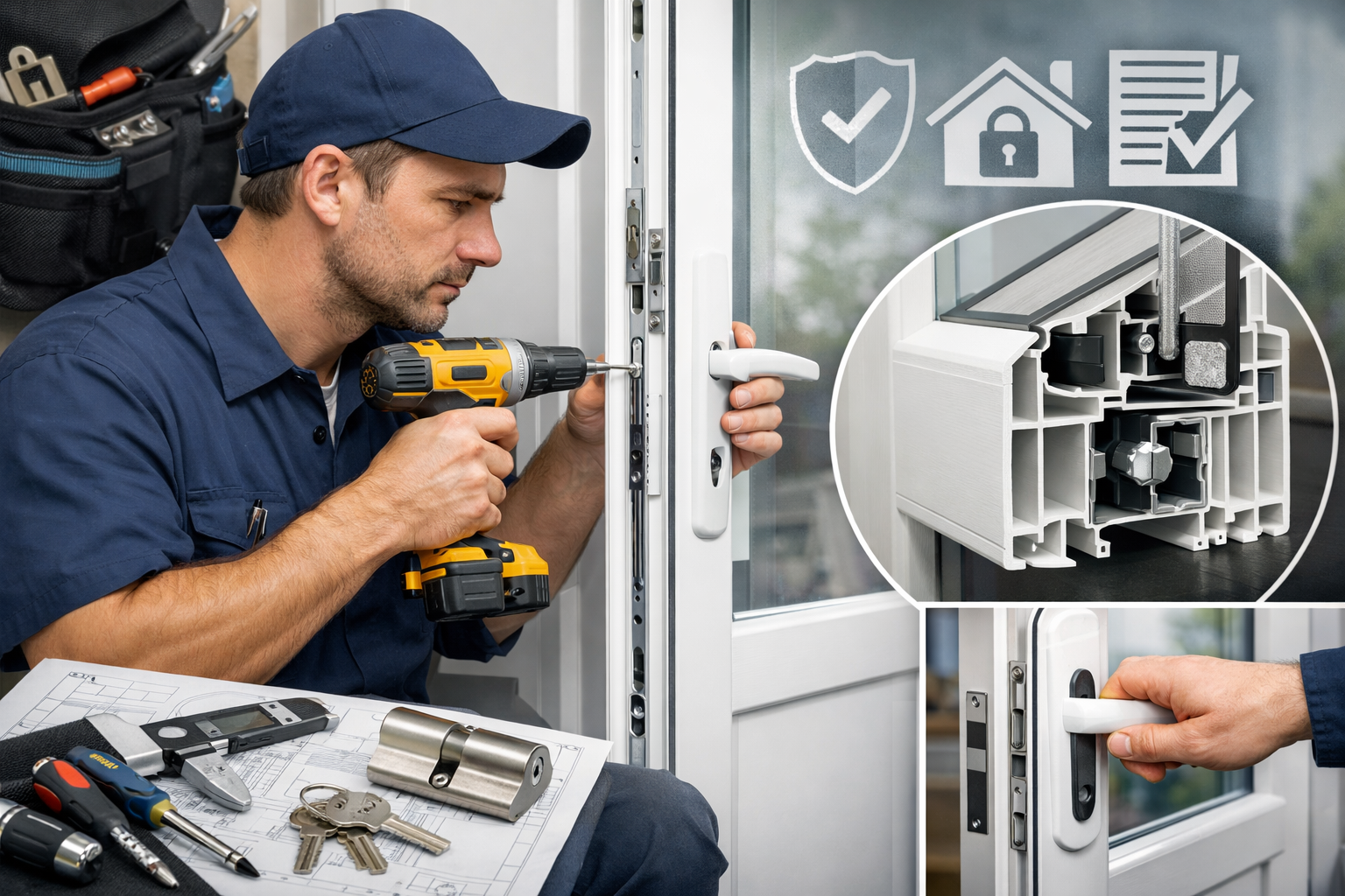 7 Important Considerations Locksmiths Must Keep in Mind While Installing uPVC Doors