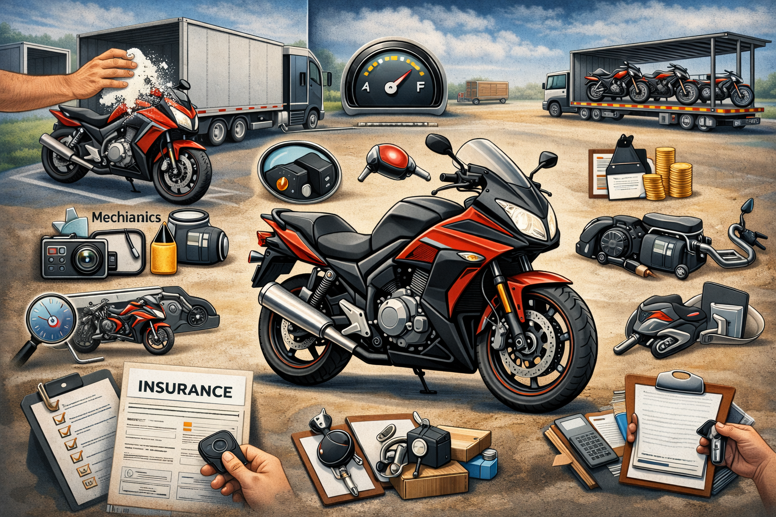 Simple Way to Prepare Your Motorcycle for Transportation