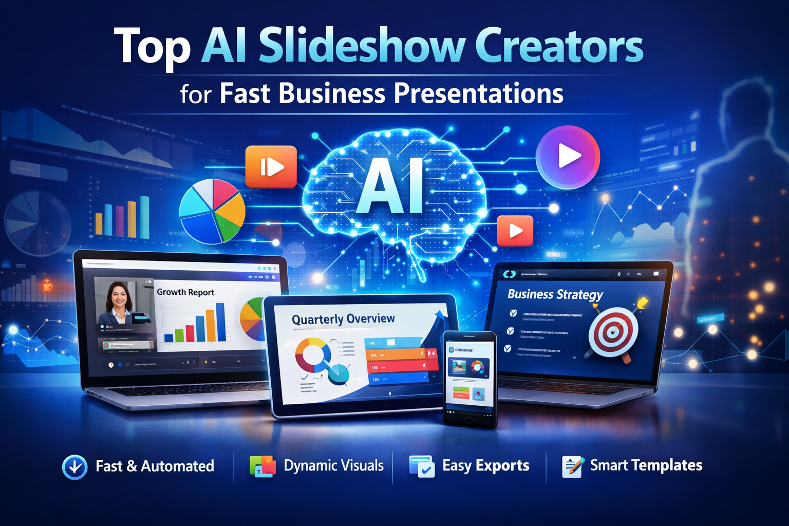 Top AI Slideshow Creators for Fast Business Presentations