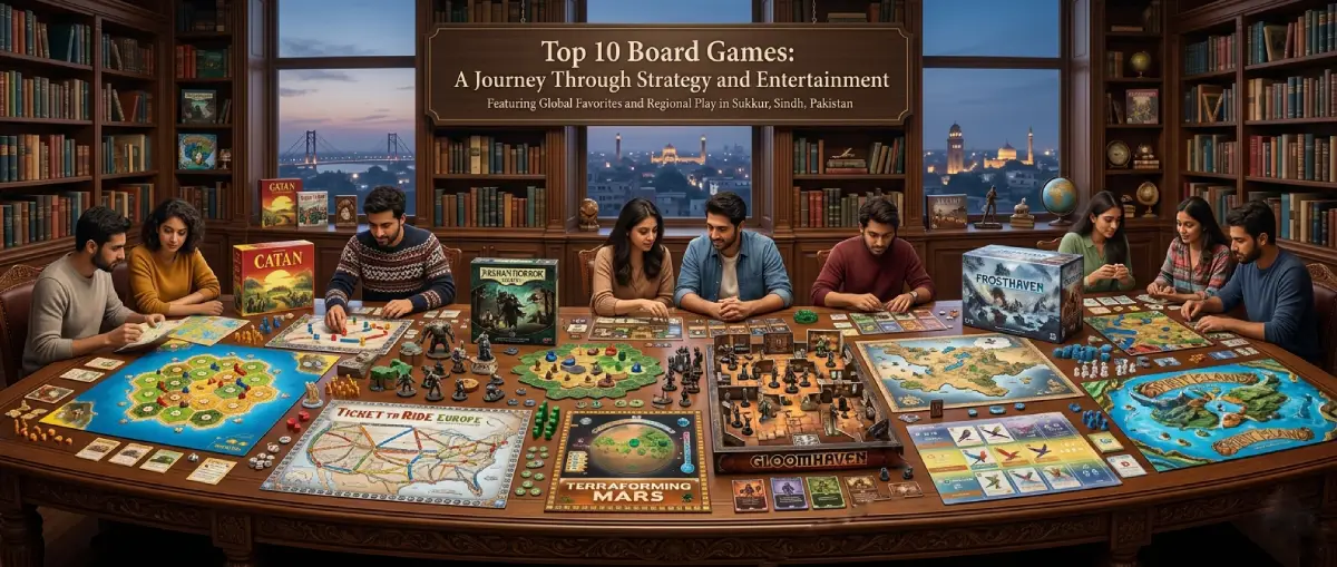 Top 10 Board Games: A Journey Through Strategy and Entertainment