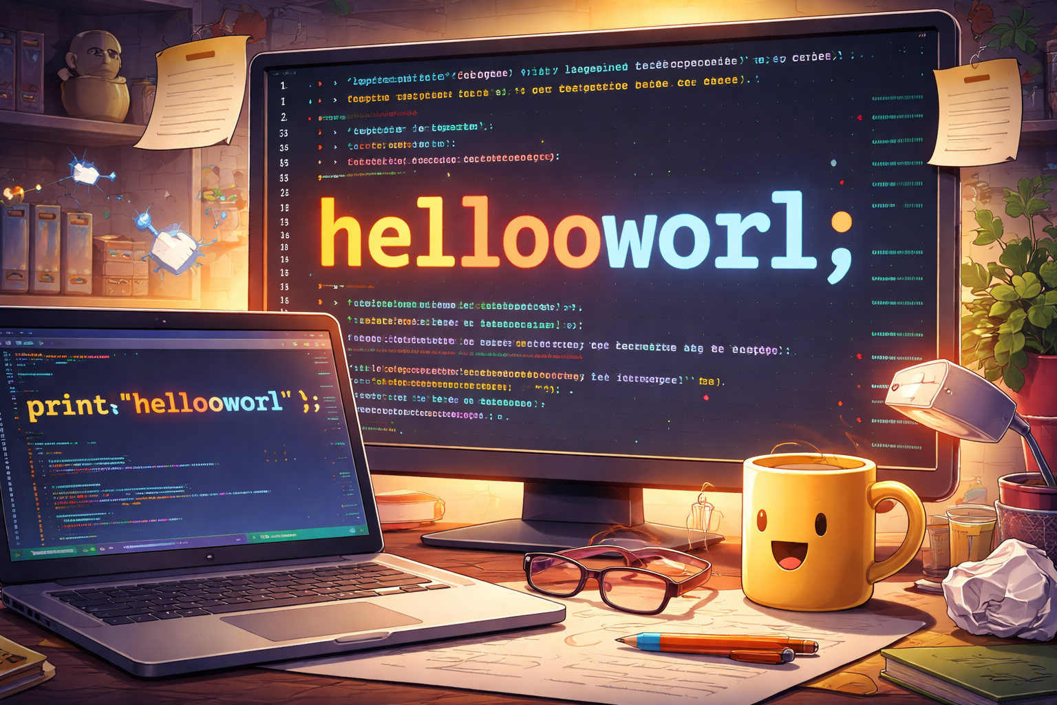 hellooworl: The Curious Evolution of a Coding Greeting