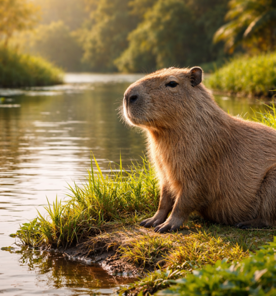 cadibara: The Calm Giant Rodent of South America Wetlands