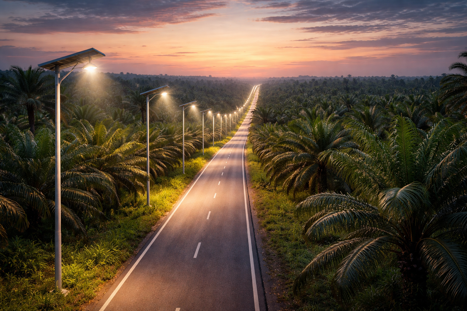 Oil Palm Project Involving Streetlights: A Smart Growth Plan