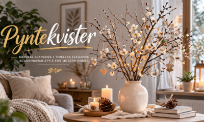 Pyntekvister: Natural Design Elements Transforming Spaces