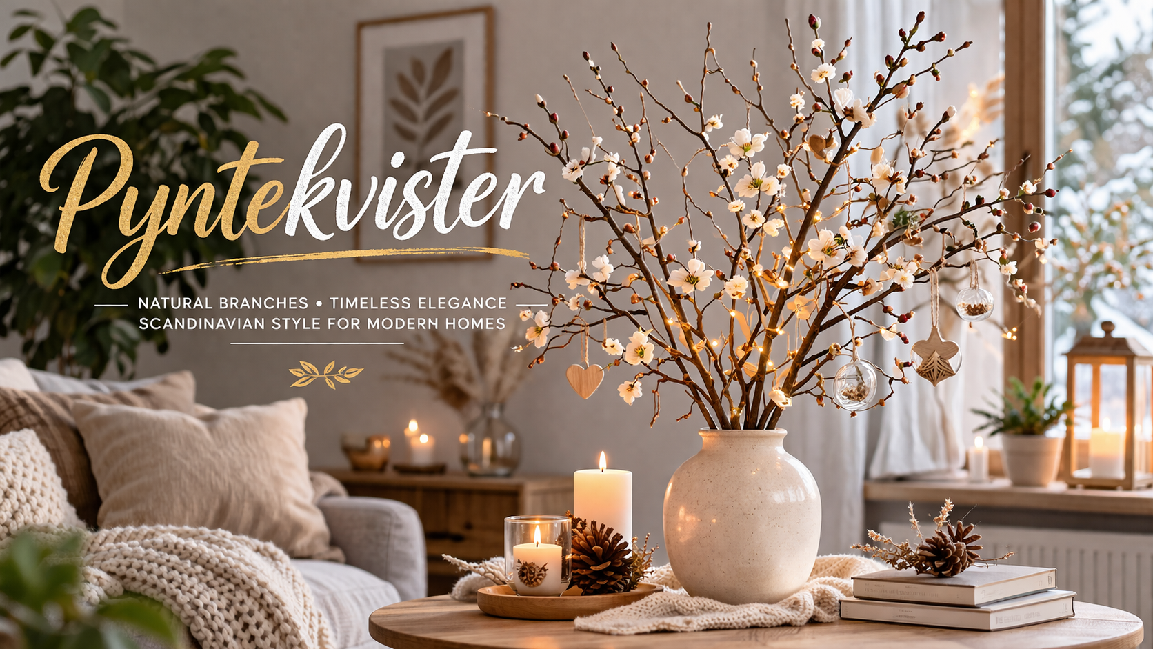 Pyntekvister: Natural Design Elements Transforming Spaces