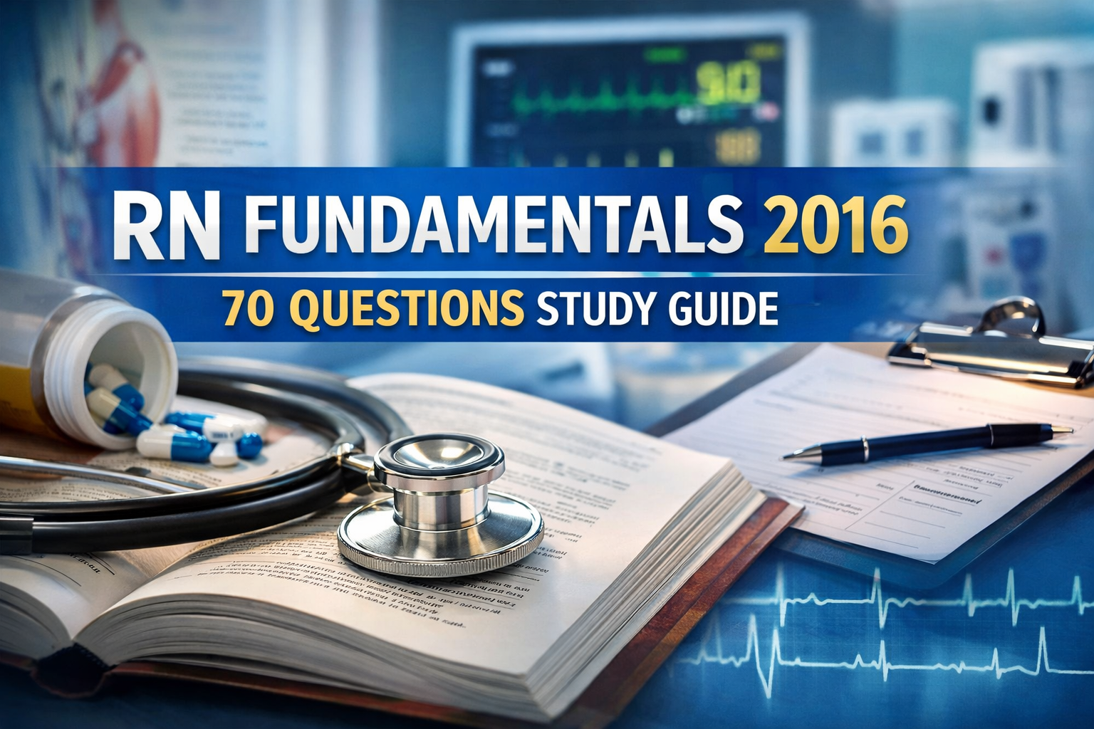 RN Fundamentals 2016 70 Questions: Complete Study Guide